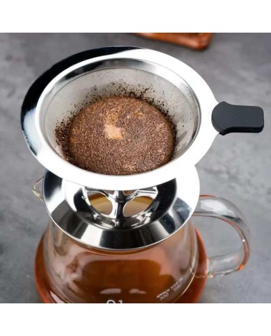 Infuseur à thé en acier inoxydable avec support