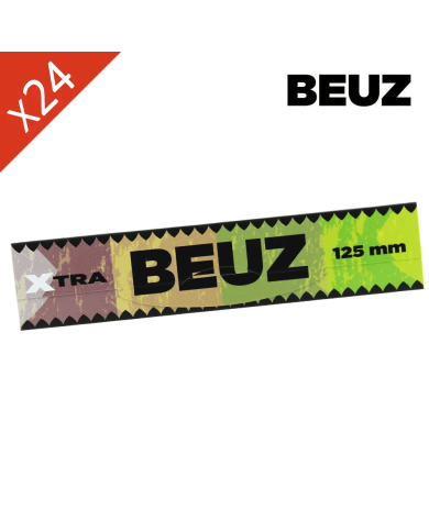 Feuilles Slim Long Beuz 125mm Brown - Boîte de 24 carnets