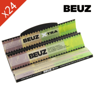 Feuilles Slim Long Beuz 125mm Brown - Boîte de 24 carnets