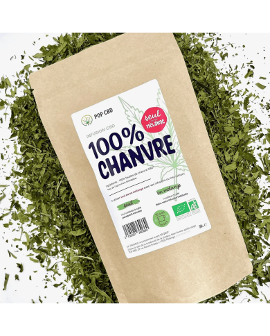 Tisane Bio 100% Chanvre 30g | POP CBD