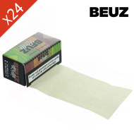 Boite de 24 Rouleaux de feuille Slim BROWN Non Blanchi BEUZ