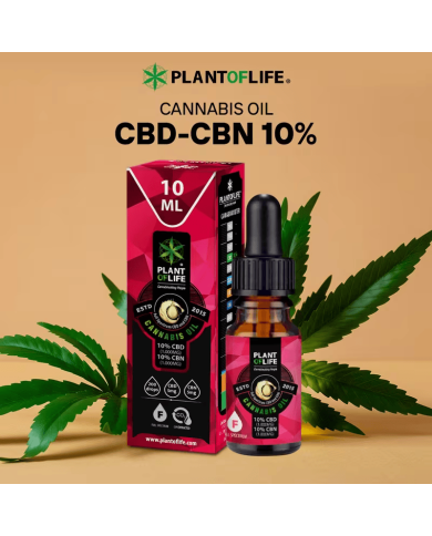 Huile CBN CBD 10% 10ML Full Spectrum | PLANT OF LIFE