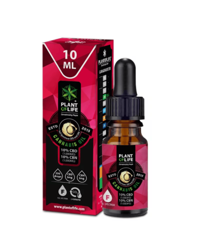 Huile CBN CBD 10% 10ML Full Spectrum | PLANT OF LIFE
