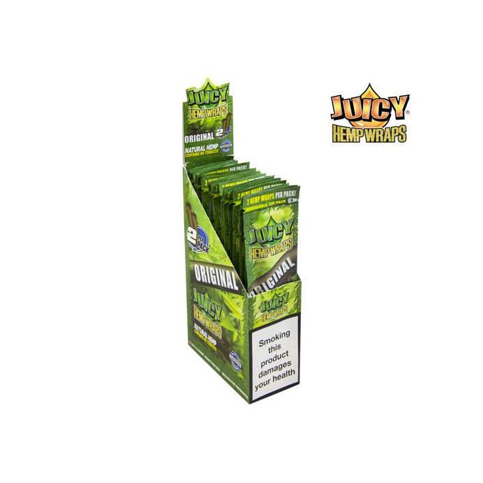 Blunt de chanvre Original Boîte de 25 paquets | JUICY JAY'S