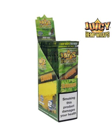 Blunt de chanvre Eldorado Boîte de 25 paquets | JUICY JAY'S