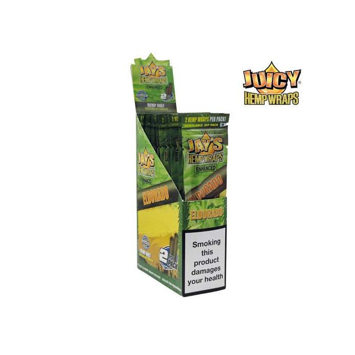 Blunt de chanvre Eldorado Boîte de 25 paquets | JUICY JAY'S