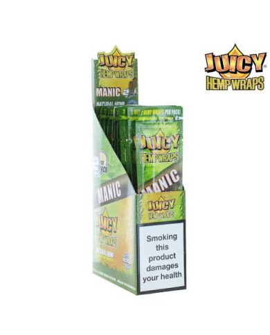 Blunt de chanvre Manic Boîte de 25 paquets | JUICY JAY'S