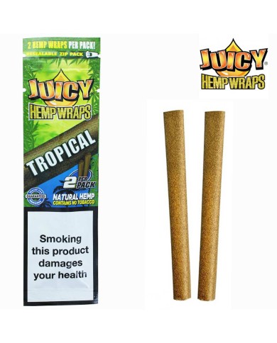Blunt de chanvre Tropical Boîte de 25 paquets | JUICY JAY'S