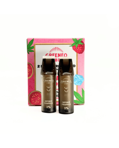 Cartouches CBD GOYAVE FRAPPÉE - 2 pcs | GREENEO