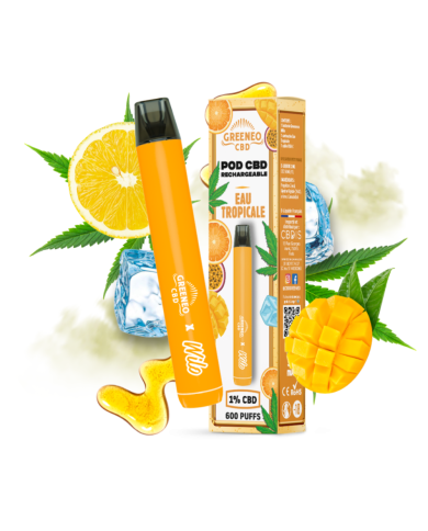 Pod CBD Rechargeable Eau Tropicale | GREENEO