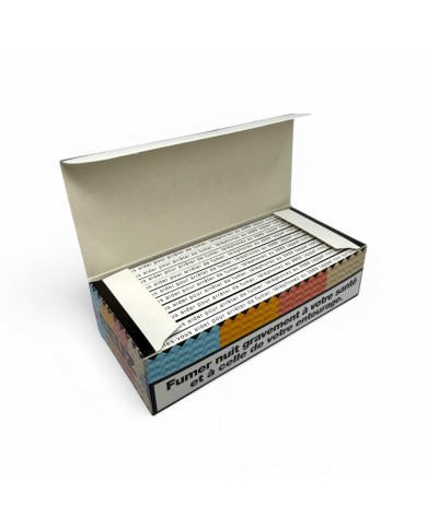 Lot de 10 Carnets Feuilles à Rouler Blanc Slim BEUZ