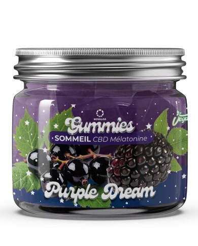 Gummies CBD Sommeil Purple Dream CBD & mélatonine