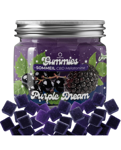 Gummies CBD Sommeil Purple Dream CBD & mélatonine