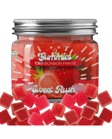 Gummies CBD Confort Sweet Rush Fraise 10mg CBD