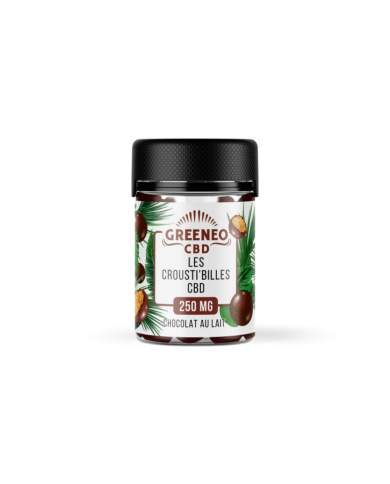 Crousti'Billes CBD Chocolat Greeneo 250mg | GREENEO