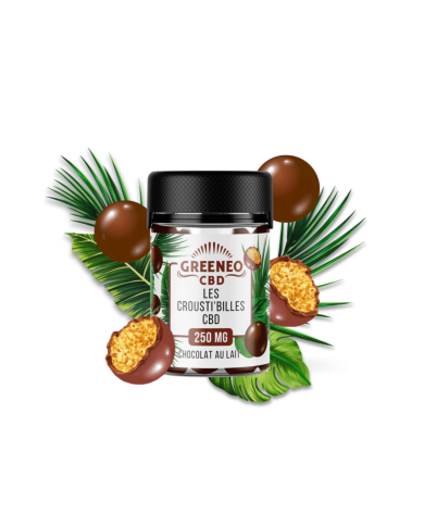 Crousti'Billes CBD Chocolat Greeneo 250mg | GREENEO