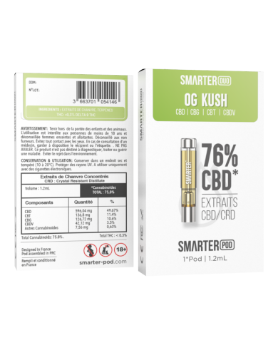 Pod CBD Smarter Duo Gelato 76% CRD