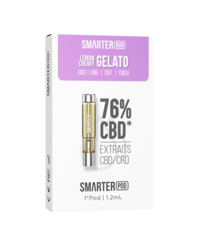 Pod CBD Smarter Duo Gelato 76% CRD