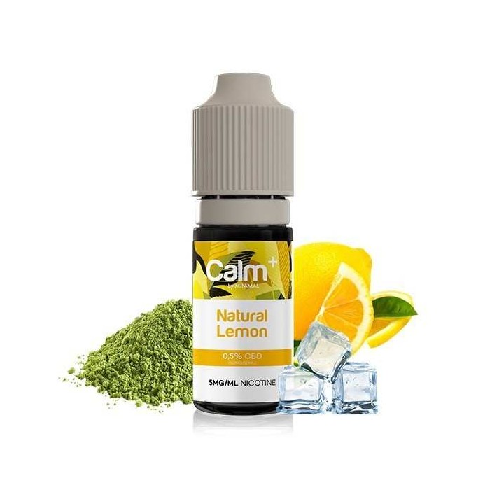 E-liquide CBD Natural Lemon 10ml Calm+ by Minimal - FUU (10 mg/ml)