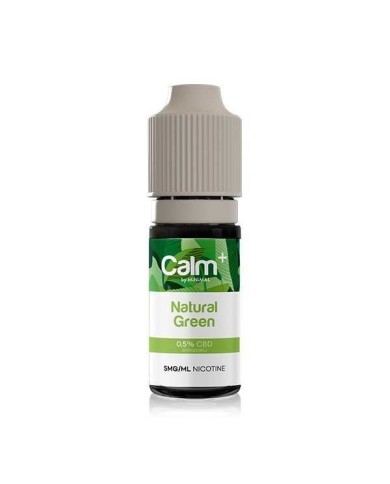 E-liquide CBD Natural Green 10ml Calm+ FUU - Chanvre Fraise Guimauve (20 mg/ml)