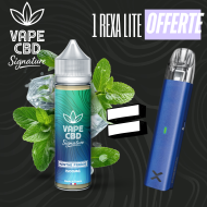 Pack eliquide CBD Menthe Fraîche Vape CBD Signature 50ml (1500mg)