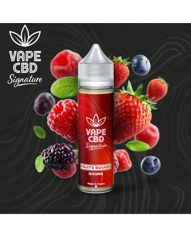 E-liquide CBD Fruits Rouges Vape CBD Signature 50ml (1500mg)