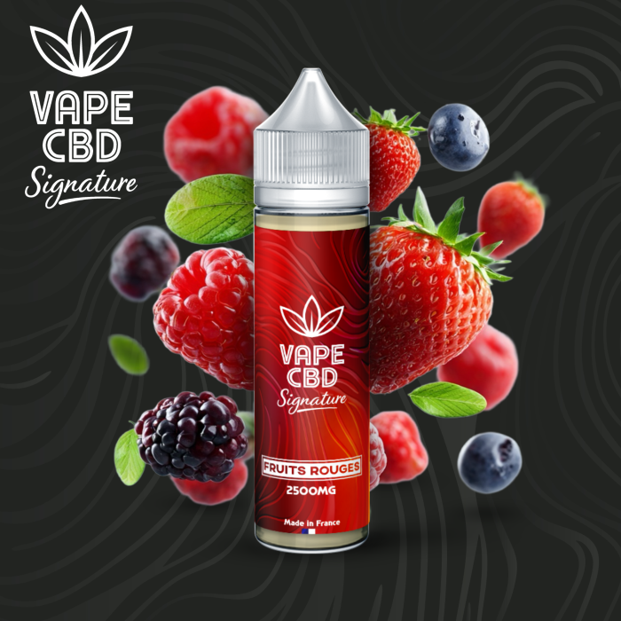E-liquide CBD Fruits Rouges Vape CBD Signature 50ml (1500mg)