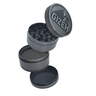 Grinder Gizeh Métal 4 Parties - Broyeur Épices et Herbes avec Raclette