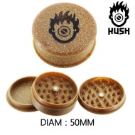 Grinder en chanvre 50 mm Kush Bong Organic Marron