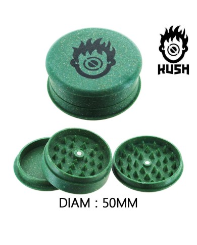 Grinder en chanvre 50 mm Kush Bong Green Organic