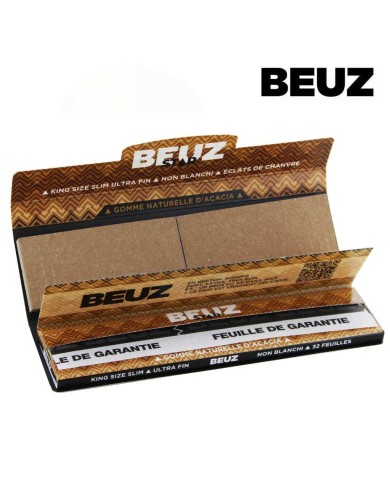 Feuilles à rouler Beuz Star Slim Non Blanchies + Filtres