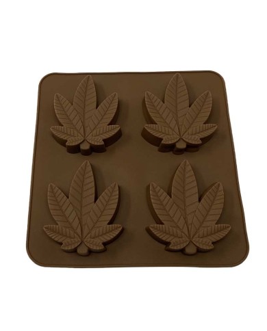 Moule alimentaire 4 compartiments marron