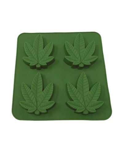 Moule alimentaire 4 compartiments vert
