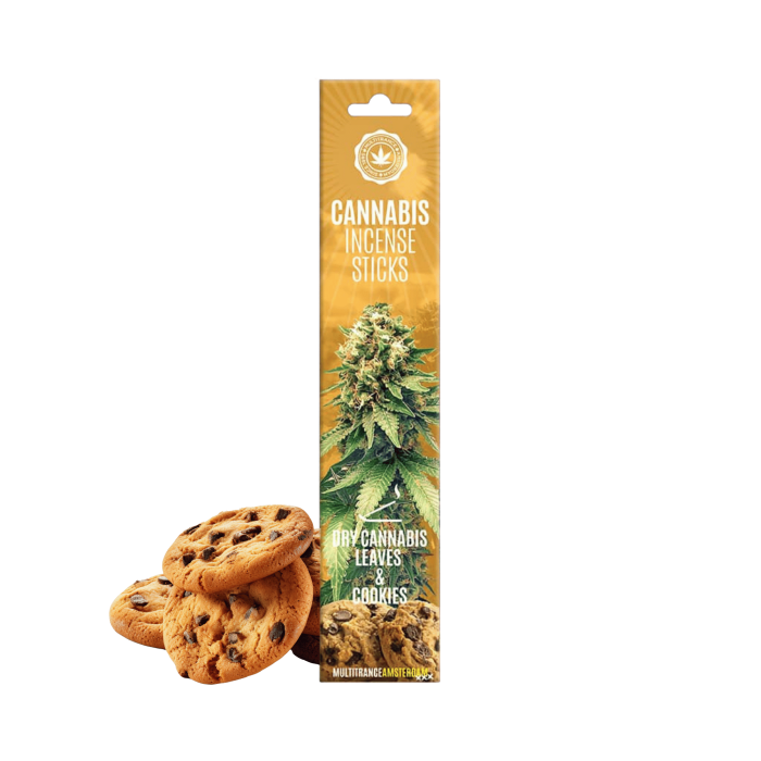 Encens Dry Cannabis Cookies Multitrance - 15 bâtons