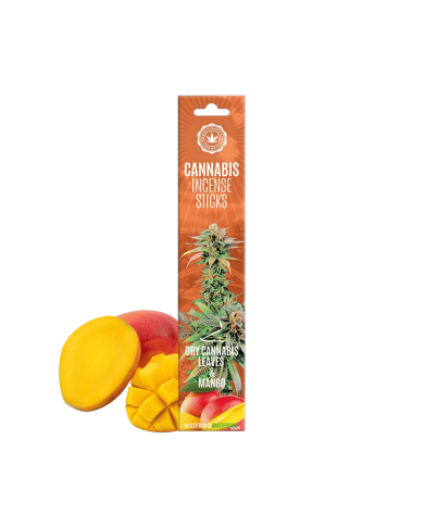 Bâtonnets d'encens cannabis et mangue Multitrance