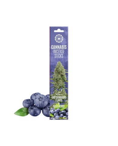 Encens Cannabis Dry Cannabis & Blueberry - 15 bâtonnets