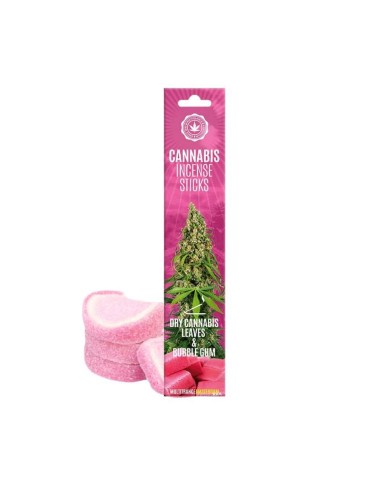 Bâtonnets d'encens cannabis Bubblegum